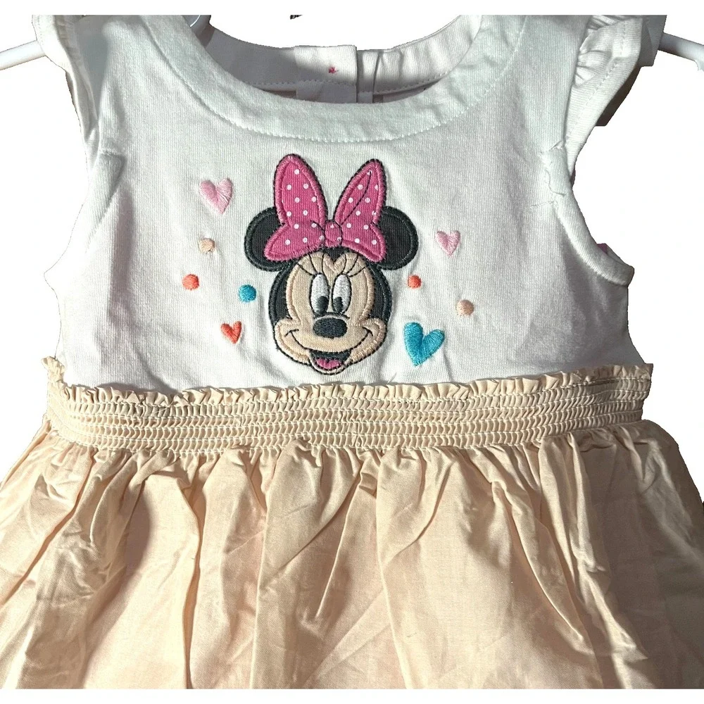Disney Baby‎ Minnie Mouse Girls Dress & Leggings 6-9M New